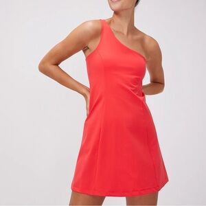 Outdoor Voices one-shoulder dress